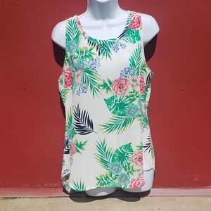 Van Heusen Sleeveless Hawaiian Blouse